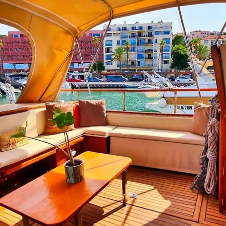La Ornella - Location Bateau à Quai De Thierry Bourgait Bateau-hôtel Banyuls-sur-Mer
